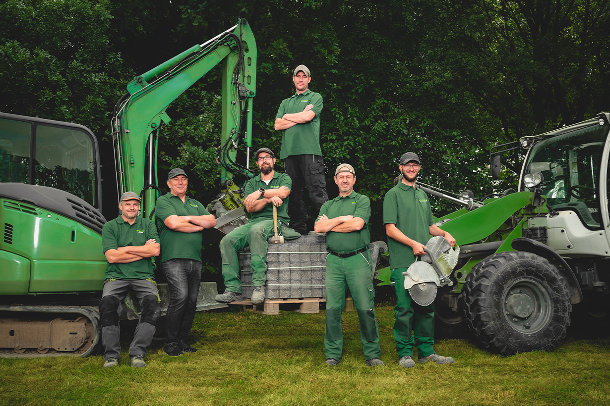 boellhoff-galabau-baumpflege-teamfoto-team-bautechnik Baumpflegeteam der Firma Boellhoff